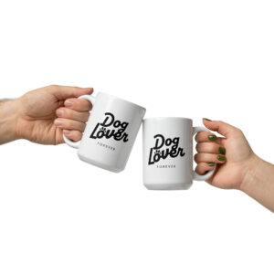 Mug Blanc Brillant Dog lover